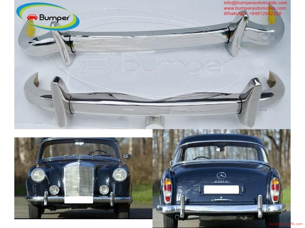 second hand/new: Mercedes Ponton 6 cylinder W180 220S Coupe Cabriolet bumpers (1954-1960)