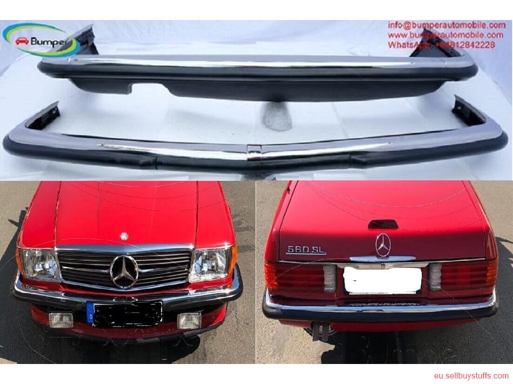 second hand/new: Mercedes Benz R107 C107 W107 SL SLC (1971-1989) EU style bumpers