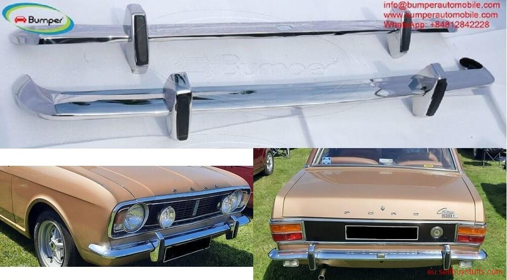 second hand/new: Ford Cortina MK2 (1966-1970) bumpers with over rider