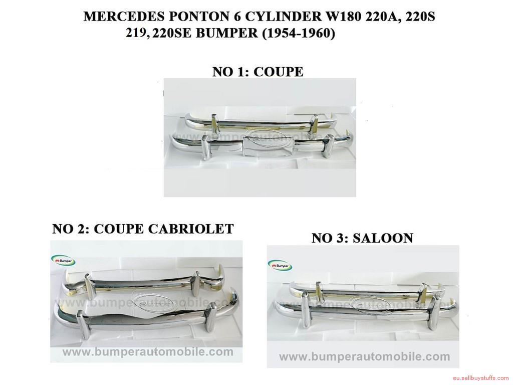 second hand/new: Mercedes Ponton 6-cylinder W180 220A, 220S, 220SE (1954-1960) and 219 (from 1957)