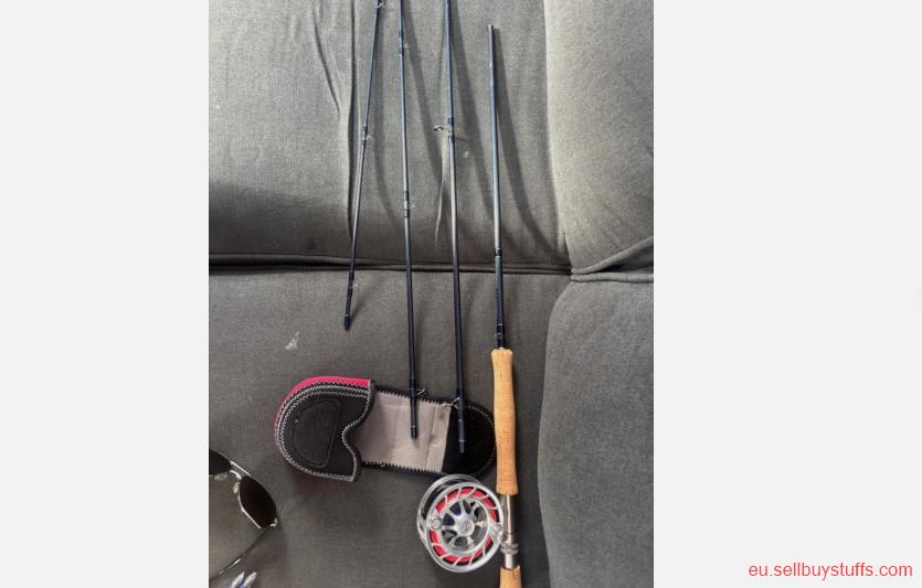 second hand/new: TFO Legacy Flyrod 13'6" 8 weight with a Finatic 9 plus Reel for Fishing