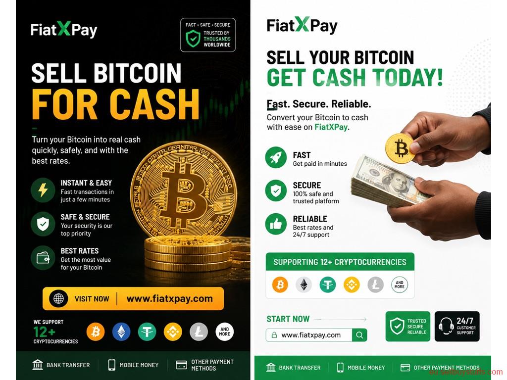 second hand/new: 🚀 Turn Your Crypto Into Cash with FiatXPay! 💰