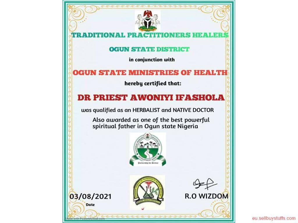 second hand/new: The most powerful spiritual herbalist native doctor in Nigeria