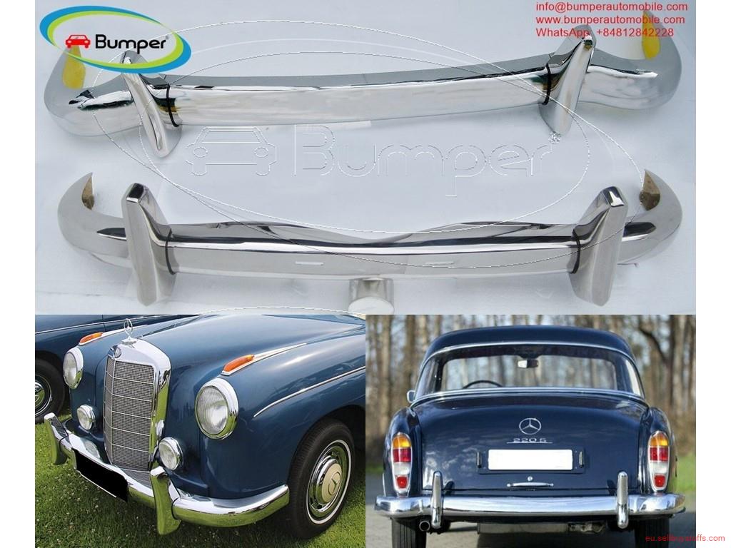 second hand/new: Mercedes Ponton 6 cylinder W180 220S coupe Cabriolet bumper (1954-1960)