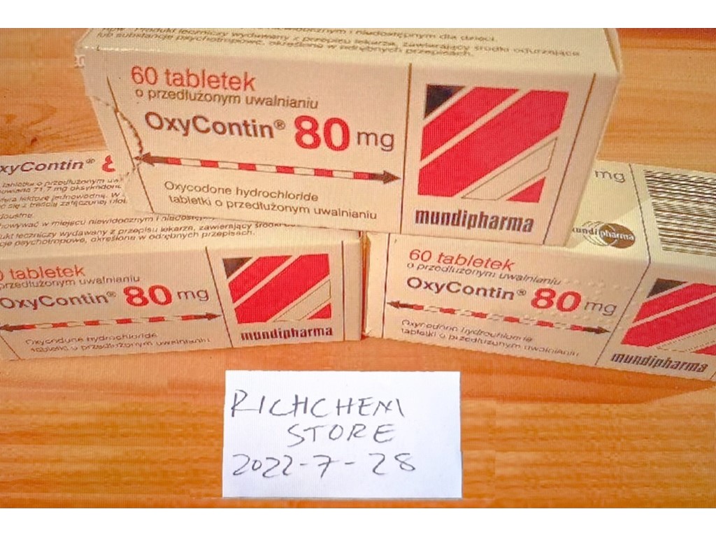 second hand/new: Oxycontin 80mg For Sale | Alprazolam | Flubramazolam | Flualprazolam | Jwh-018 | Etizolam (Wickr: richchemstore)
