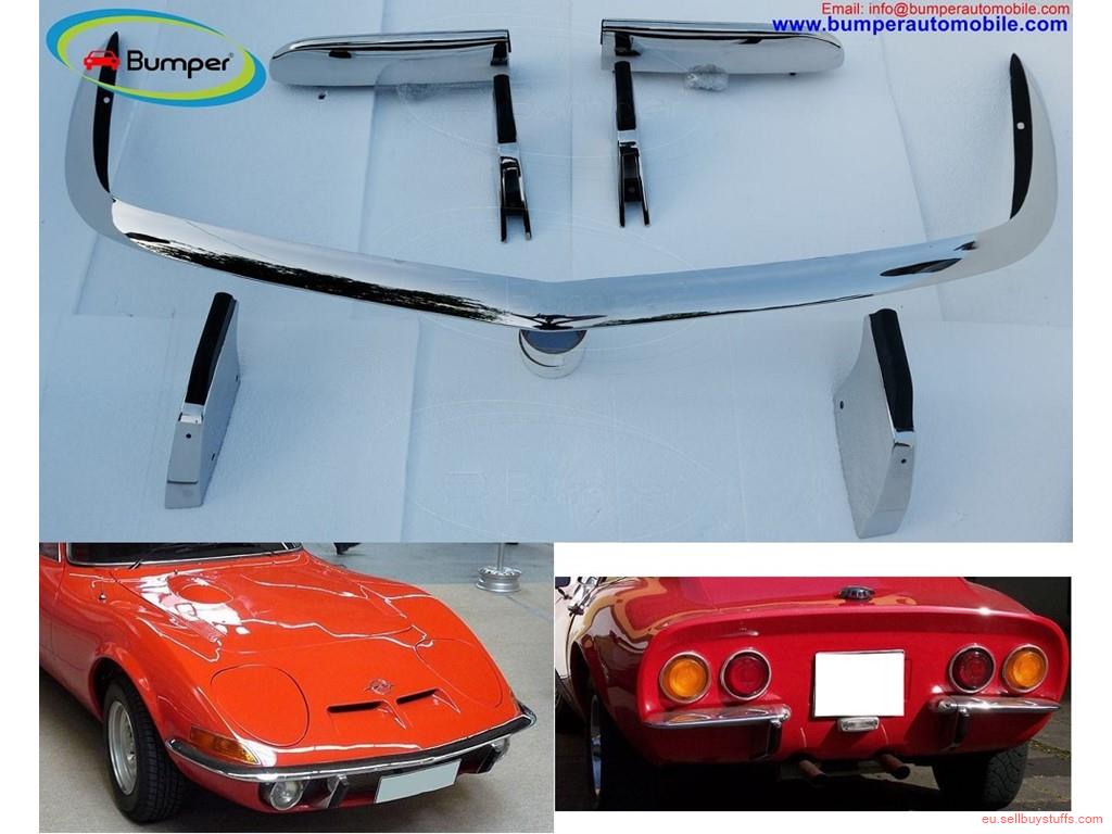 second hand/new: Opel GT bumper (1968–1973) by stainless steel 