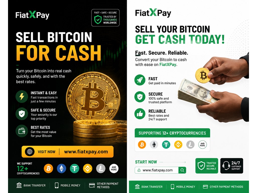 second hand/new: 🚀 Turn Your Crypto Into Cash with FiatXPay! 💰