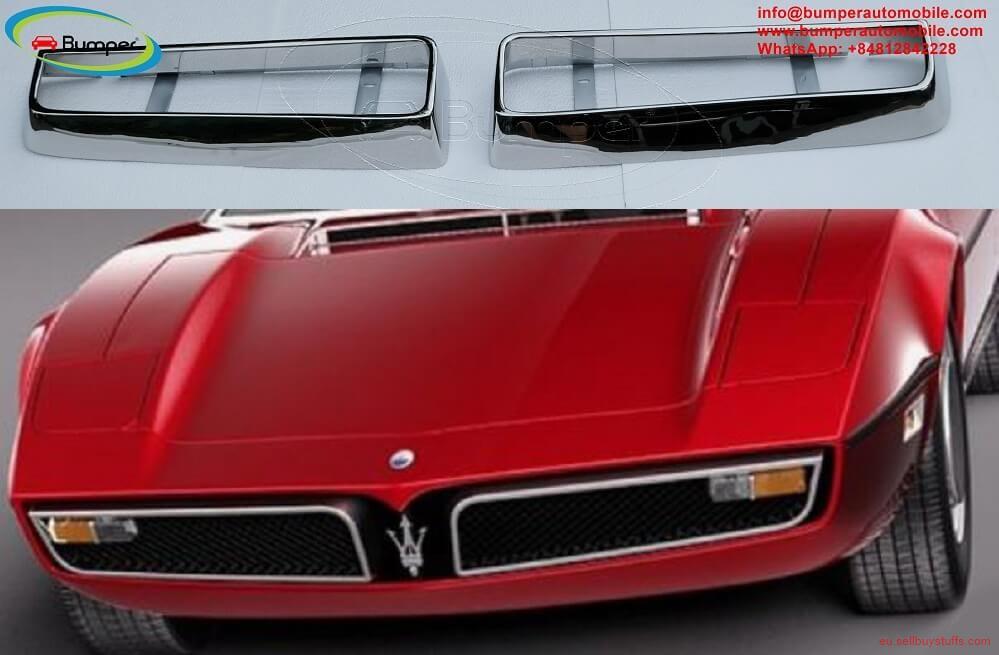 second hand/new: Maserati Bora (1971-1978) grill polished like chrome