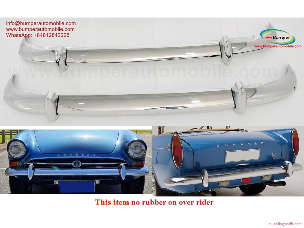 second hand/new: Sunbeam Alpine S4 S5 and Tiger bumper (1964-1968) by stainless steel
